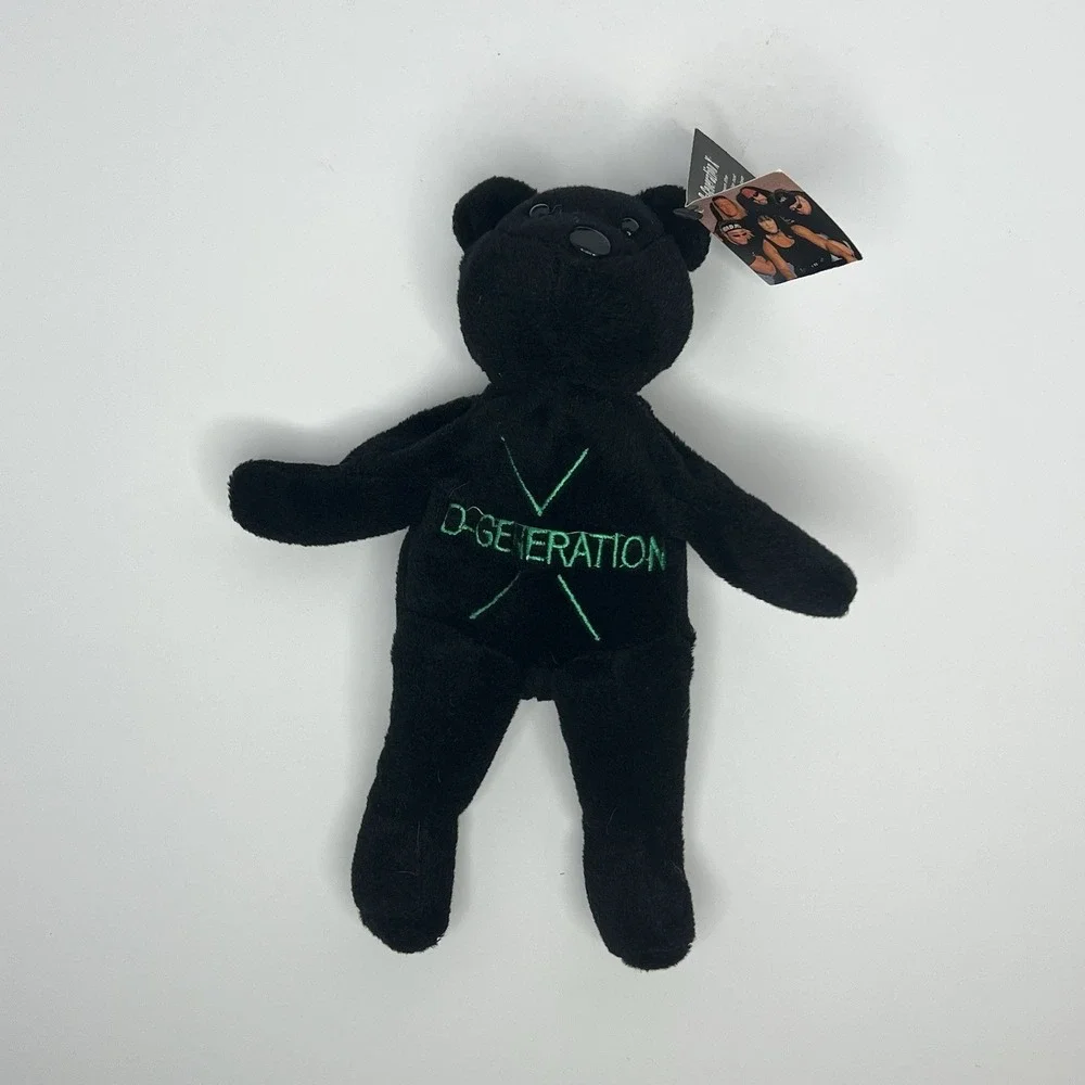 VTG 1999 WWF Attitude Bears Lot Of 4 With Tags Stone Cold Kane D-Generation X